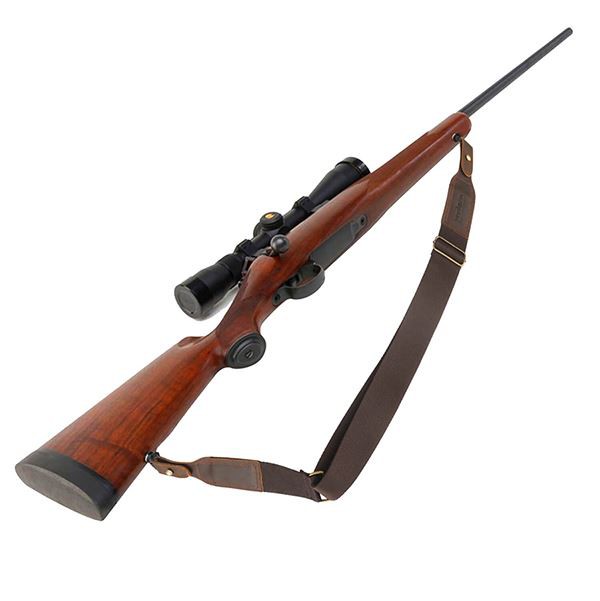 padded leather rifle sling