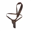 Leder -Brust -Rig -Pistolenholster mit Munitionshalter -Schultergurt