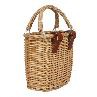 Tourbon Bicycle Wicker Basket Vintage Basket Flower Basket Wicker Gift Basket
