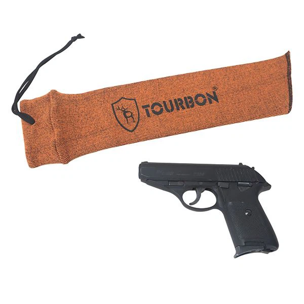 Tourbon Gewehr Gewehr Lagerung Gun Sack Socke 52 Zoll Silikonöl behandelt Strick Orange